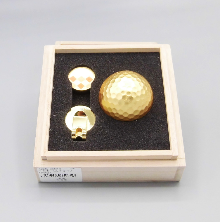 ゴルフボール(1個)&ゴルフマーカーギフトセット 24kゴールドメッキスワロフスキー クリスタル ゴルフマグネット クリップ 女性 ゴルフ用 ゴルフボール(1個)\u0026ゴルフマーカーギフトセット golf 24k